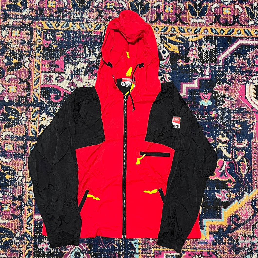 90's Marlboro Red Adventure Team Windbreaker Jacket Rain Jacket Size Large