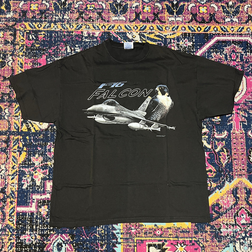 Vintage F-16 Falcon Vintage Shirt Size 2XL 1999