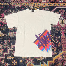 Load image into Gallery viewer, Vintage STUSSY T-Shirt Medium Cotton White Graffiti T-Shirt
